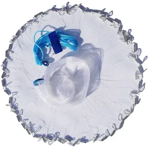 El Atma Ağları Tuzak, Balıkçılık Platin, Dökme, Suni ipek, örgü, kısa, ağır, amerikan, Ağ, Balık ve Karides Tencereye, 2,4 m büyük balıkçılığın en çok satan 7 tarafı-no. 8