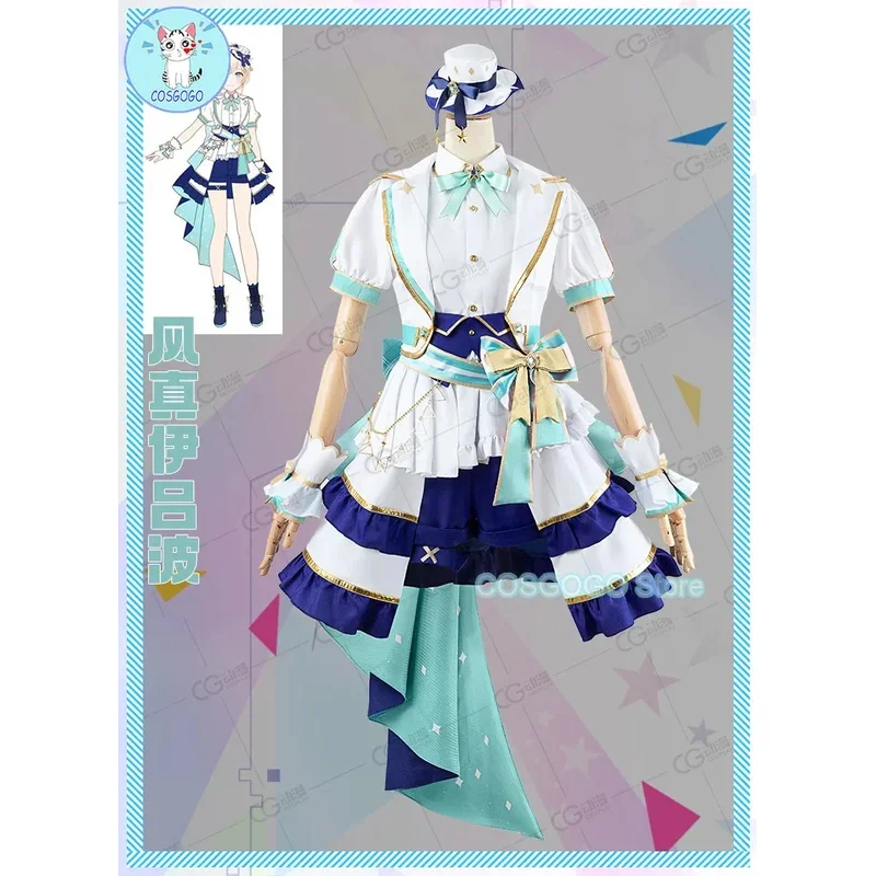 COSGOGO Vtuber Hololive 4th Towa Lamy Sora Roboco San Noel Takane Lui جميع الأعضاء أزياء تنكرية للهالوين ملابس نسائية