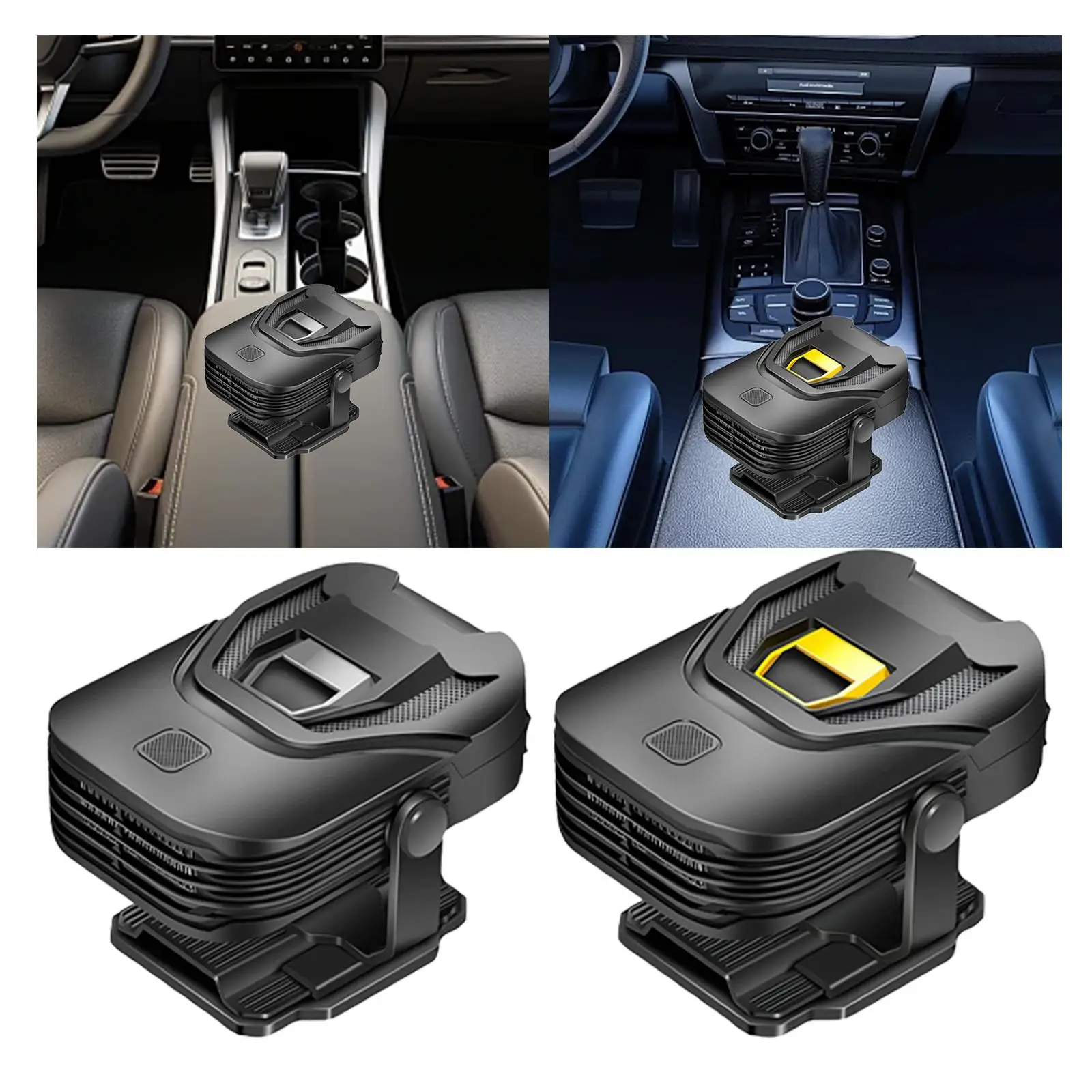 12V Car Heater Fan Windshield Defogger Defroster for Winter and Humid Weather Warmer High Performance 150W Fast Heating