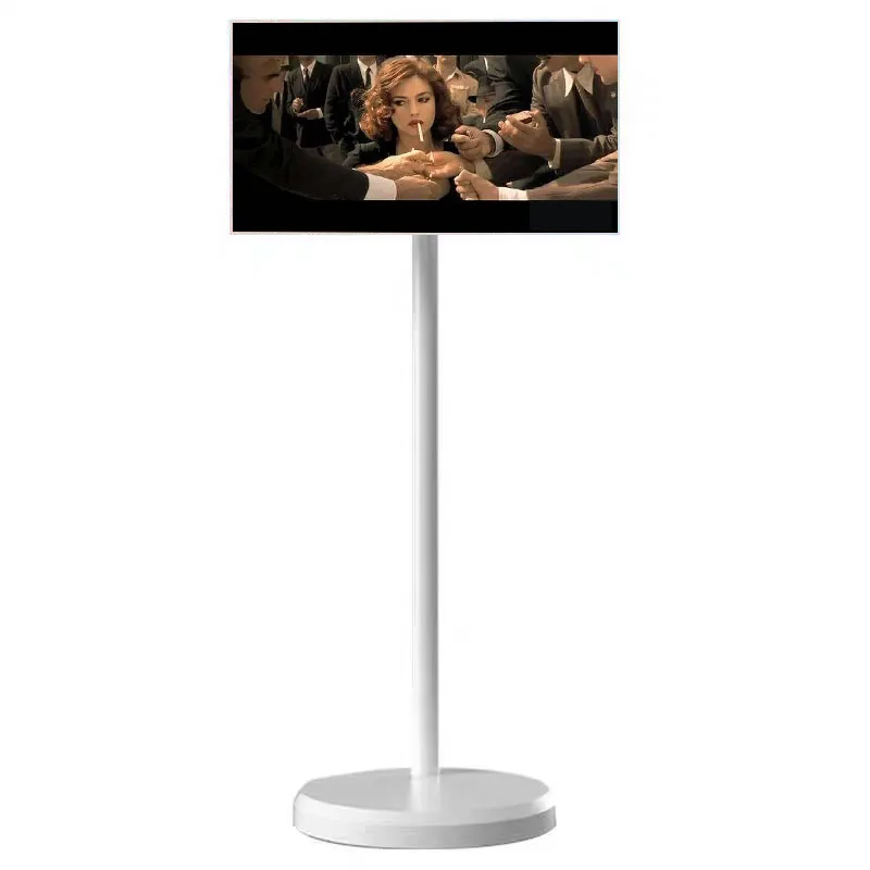 

23.8 Inch Rechargeable Touch Lcd Interact Screen Portable TV with Independent Battery Home/Portable Stand By Me Smart Tv