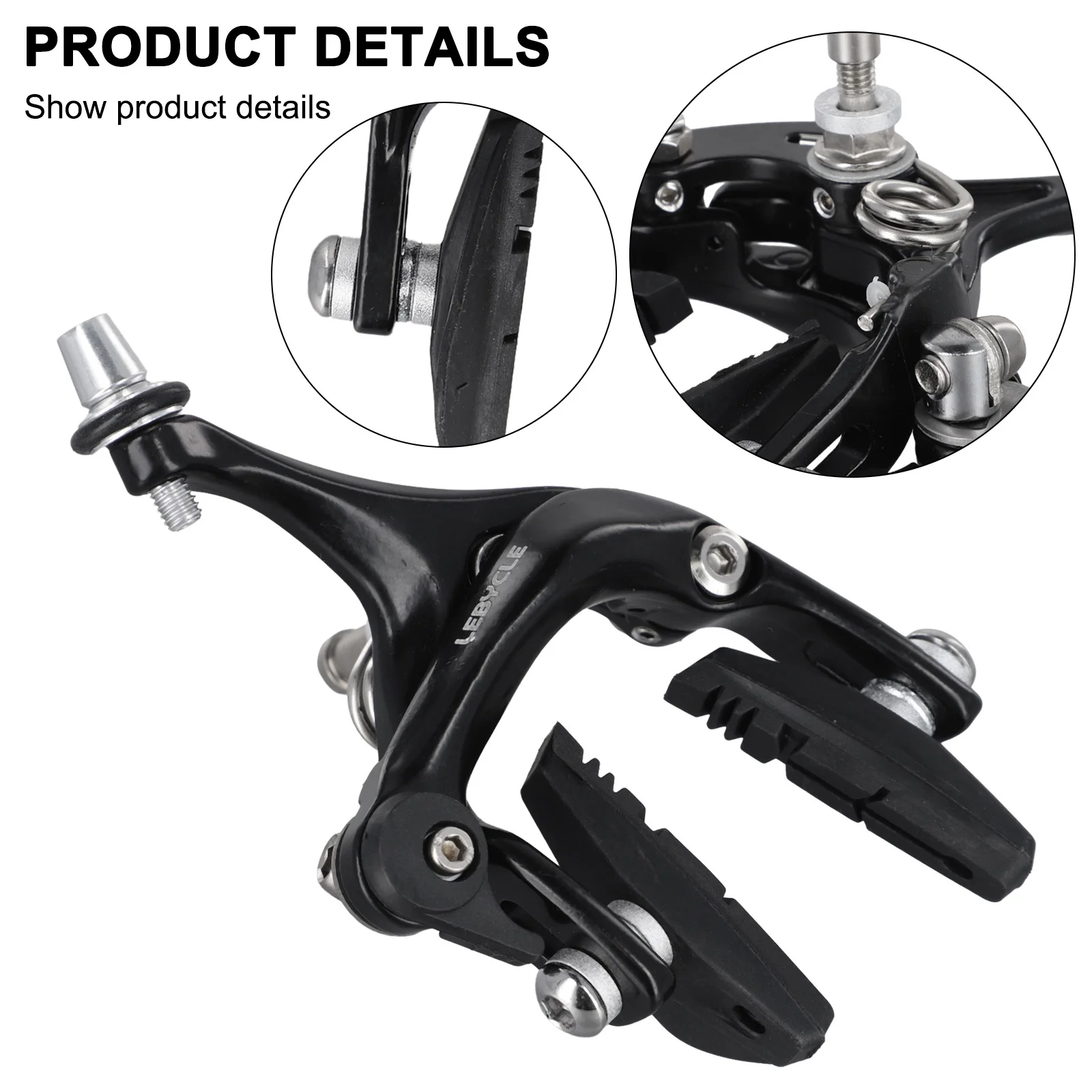 Road Bike Dual Pivot  Calipers  Bicycle Brake Racing  Aluminum  Side  Pull Caliper  Front  Rear Cycling Accessories