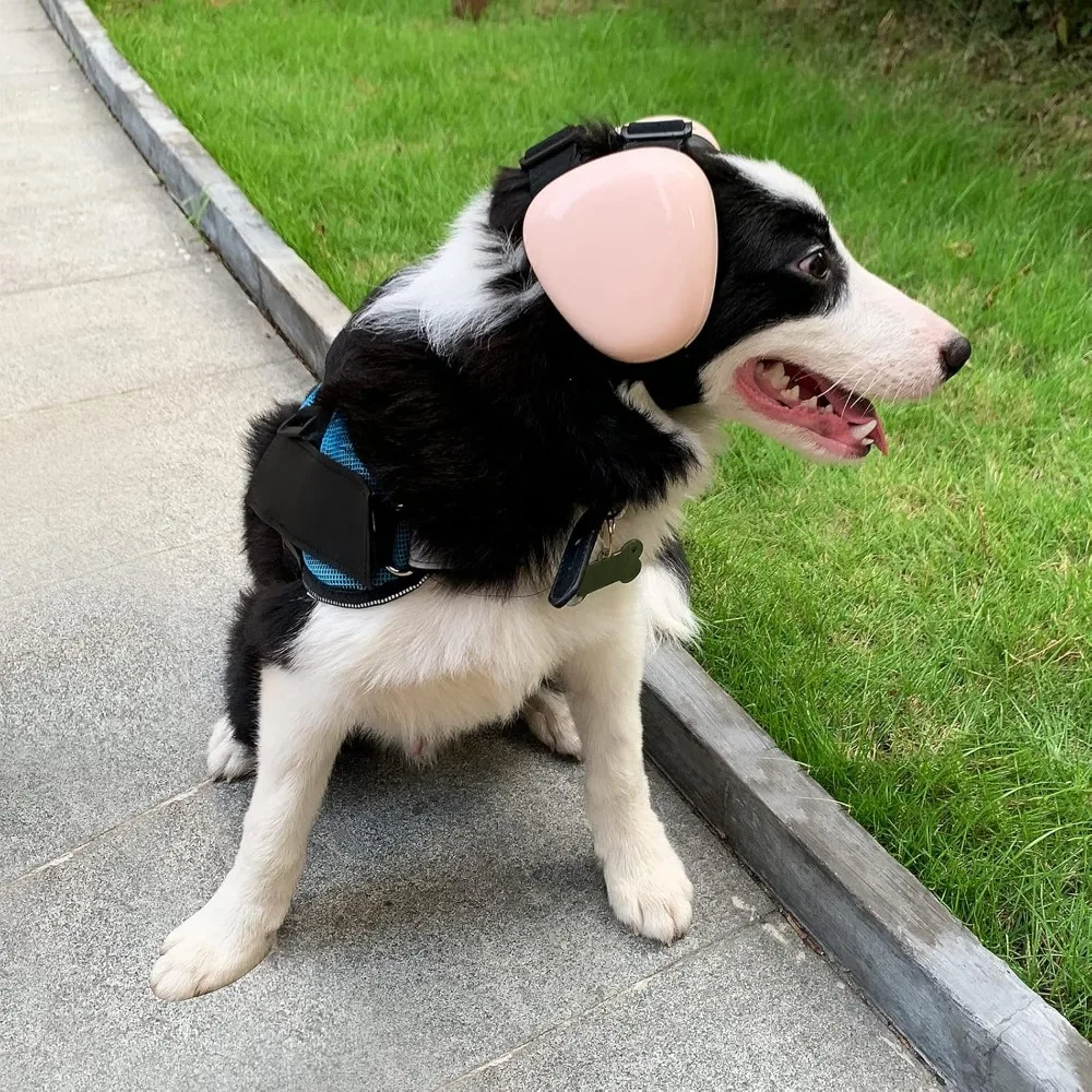 

Dog Earmuffs for Hearing Protection 29dB NRR Ear Muffs Noise Protection (Medium, Pink)