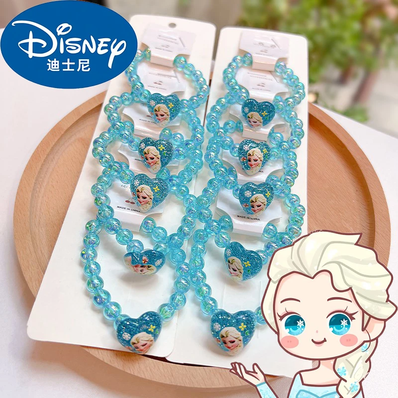 

Random 1pcs Disney Anime Frozen Bracelet Kawaii Elsa Princess Bracelet Accessories Girl Cartoon Jewelry Birthday Gift