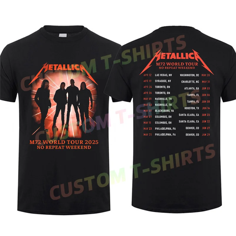 

M72 World Rour 2025 No Repeat Weekend Metallicat T-shirts