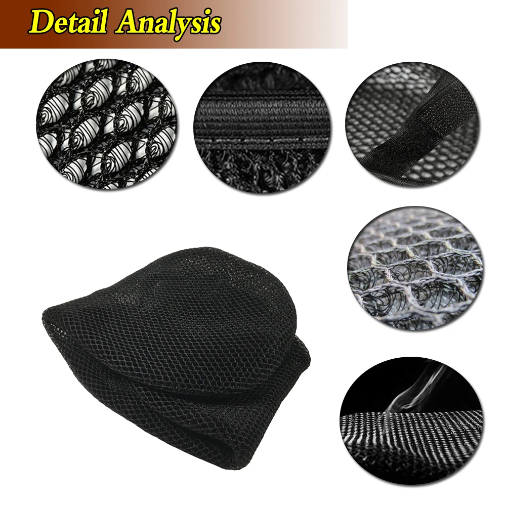 For Yamaha XV1900 XV 1900 Raider Rear Driver Rider Seat Cowl Cushion Cover Net 3D Mesh Protector Motorcycle Accessories