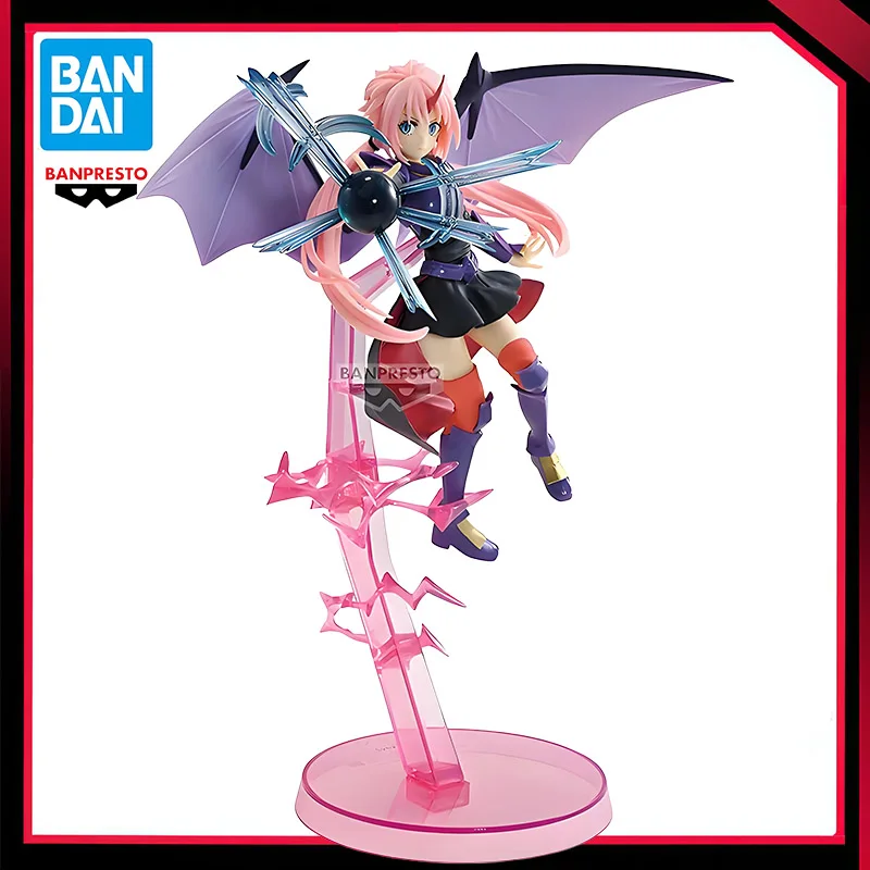 

В наличии Оригинальная боевая форма Banpresto Milim Nava Ver. That Time I Got Reincarnated As A Slime Фигурка 15 см Модель игрушки