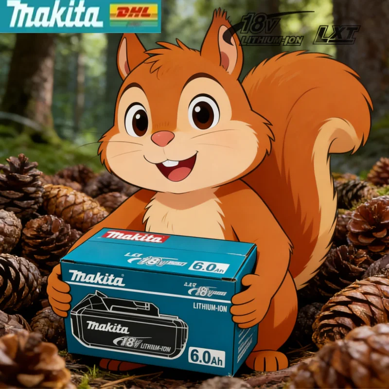 

Makita18V original tool battery, BL1860 BL1850 6.0AH Compatible with 18V electric drills, chainsaws, and angle grinders