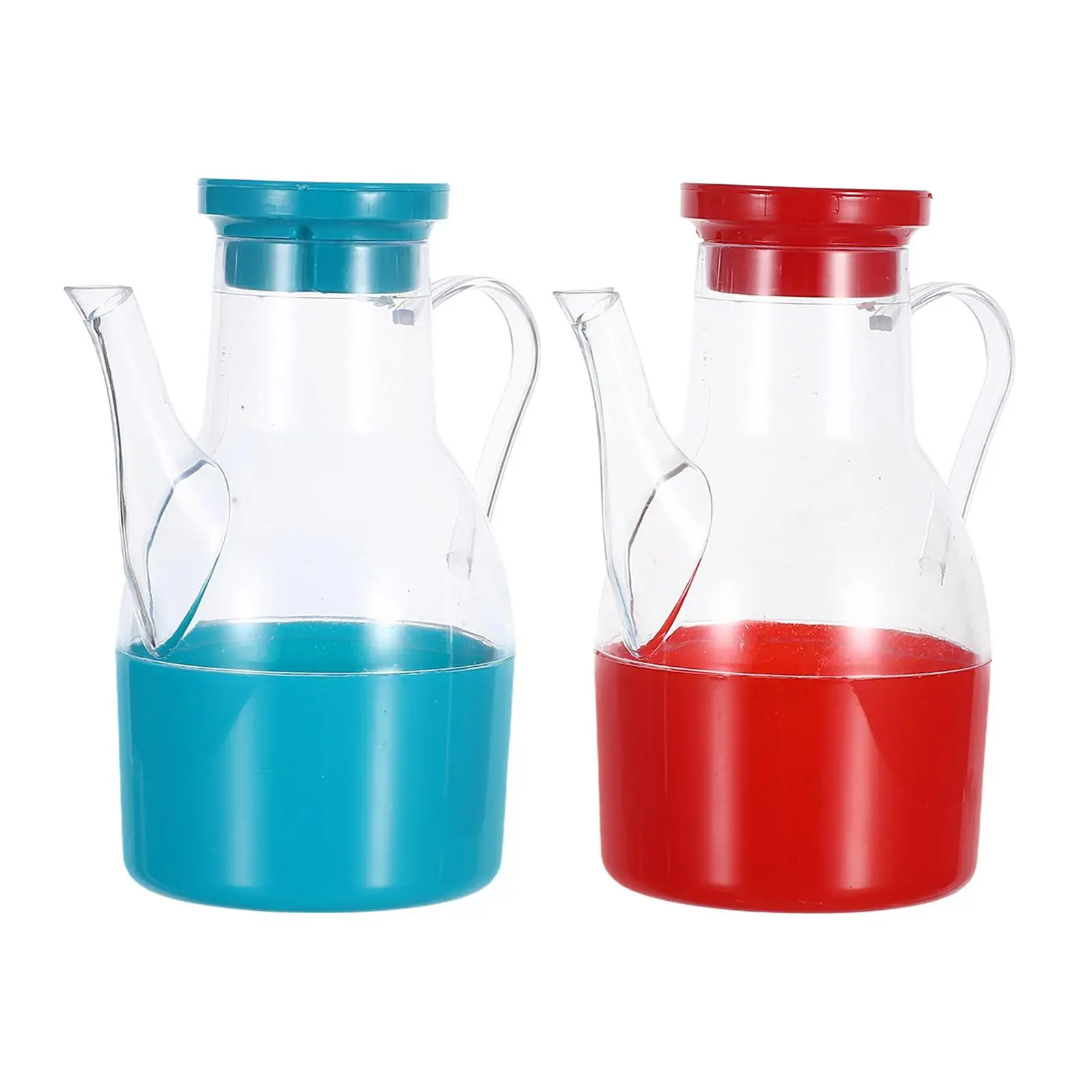 

2Pcs Condiment Bottles Oil Vinegar Dispenser Kitchen Supplies Household Restaurant Gravy Boats Sauce Containers Pouring Bottles