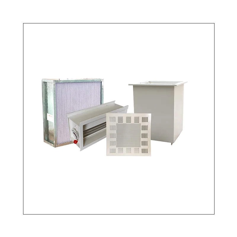 Kotak HEPA Outlet Terminal Filter HEPA Standar GMP