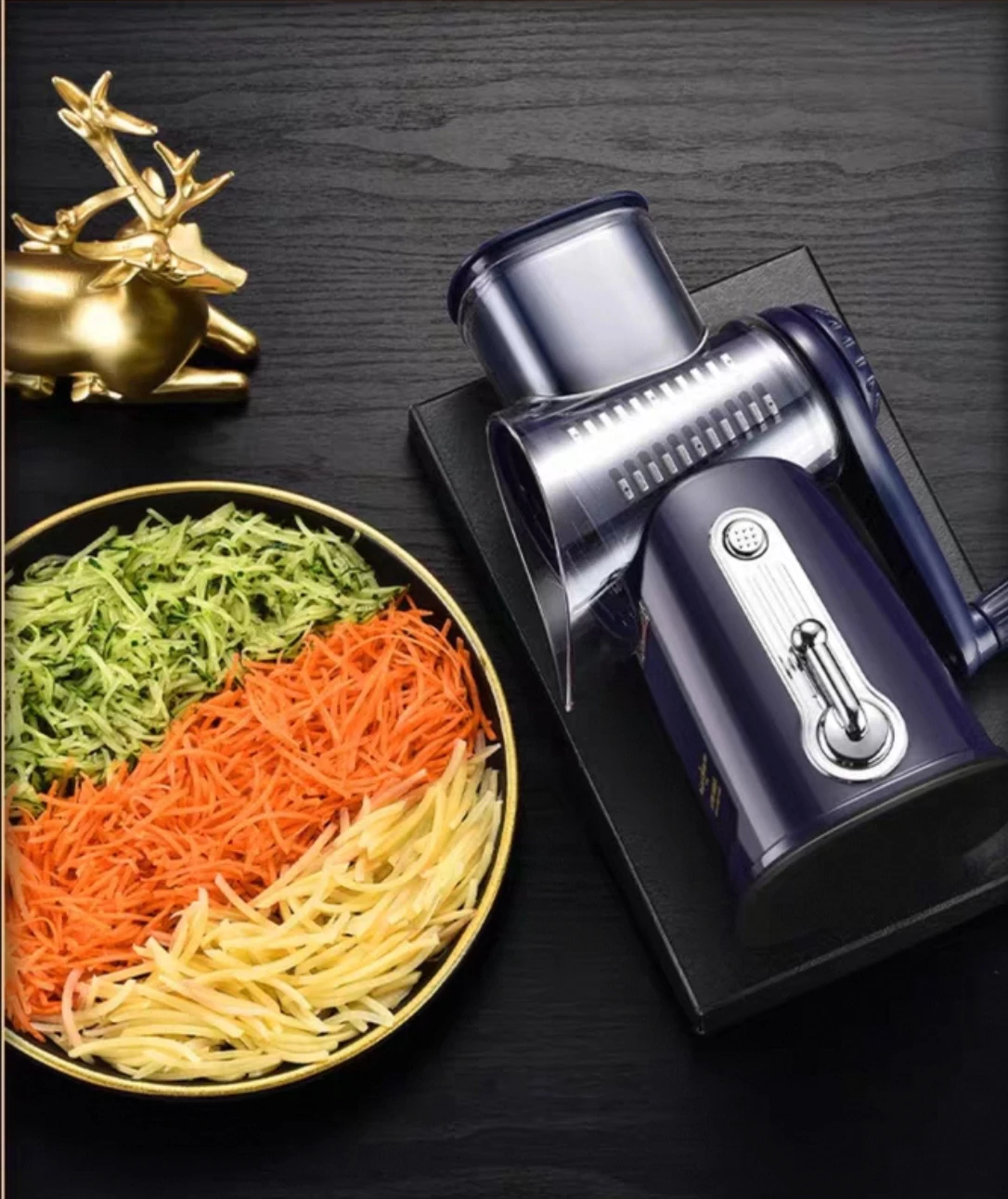Functional Vegetable Slicer, Manual Potato Carrot Onion Cucumber Slicer Kitchen Grater Slicer Shred Cutting Machine