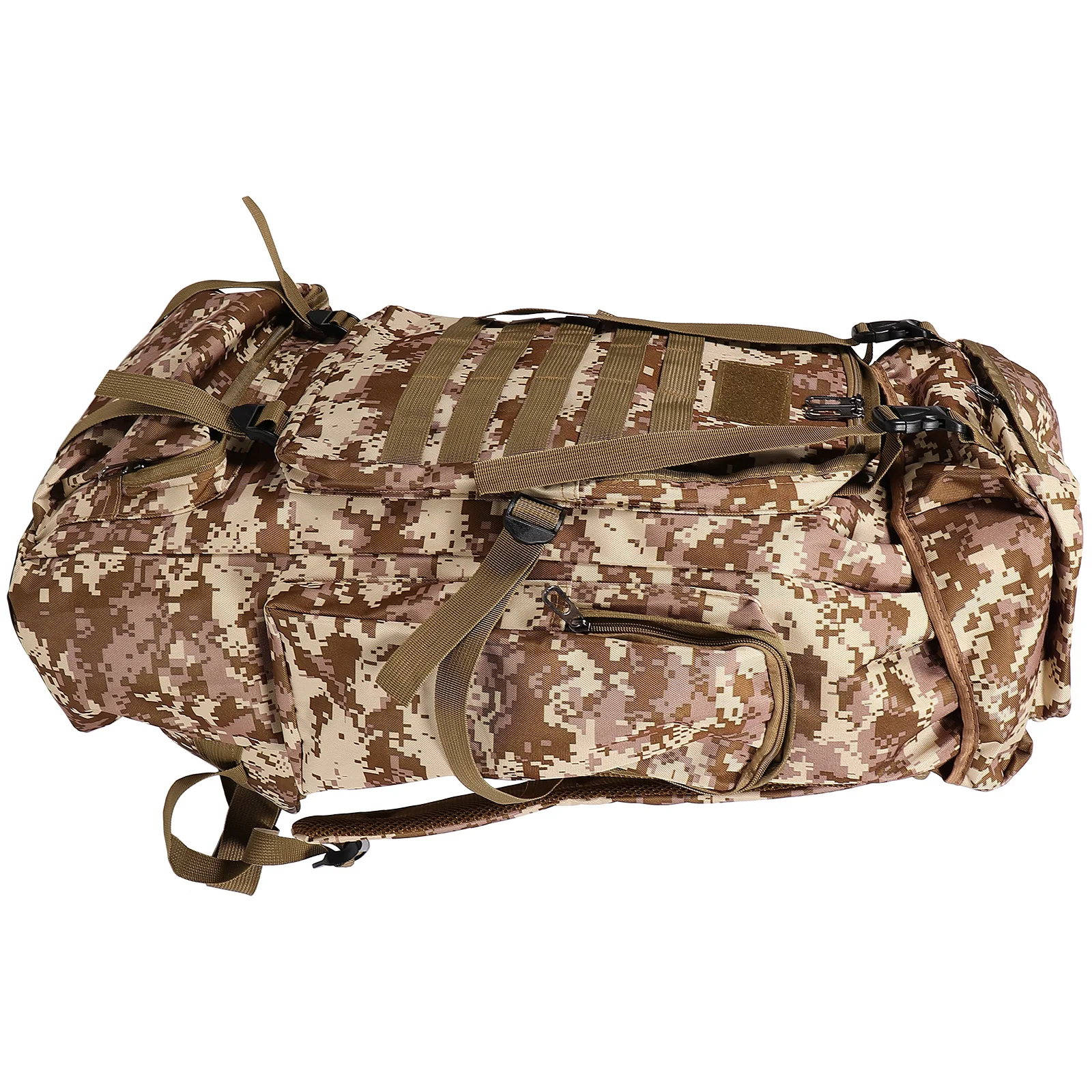 

80L Waterproof Backpack Oxford Cloth Large Capacity Hiking Bag Camping Backpacks Black Outdoor Travel