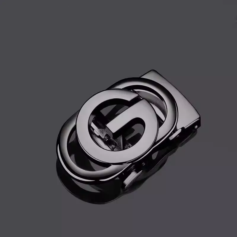 Nowy męski skórzany pasek automatyczny z klamrą 3,5 cm męski autentyczny pas modny pasek ceinture modny designerski pasek do jeansów