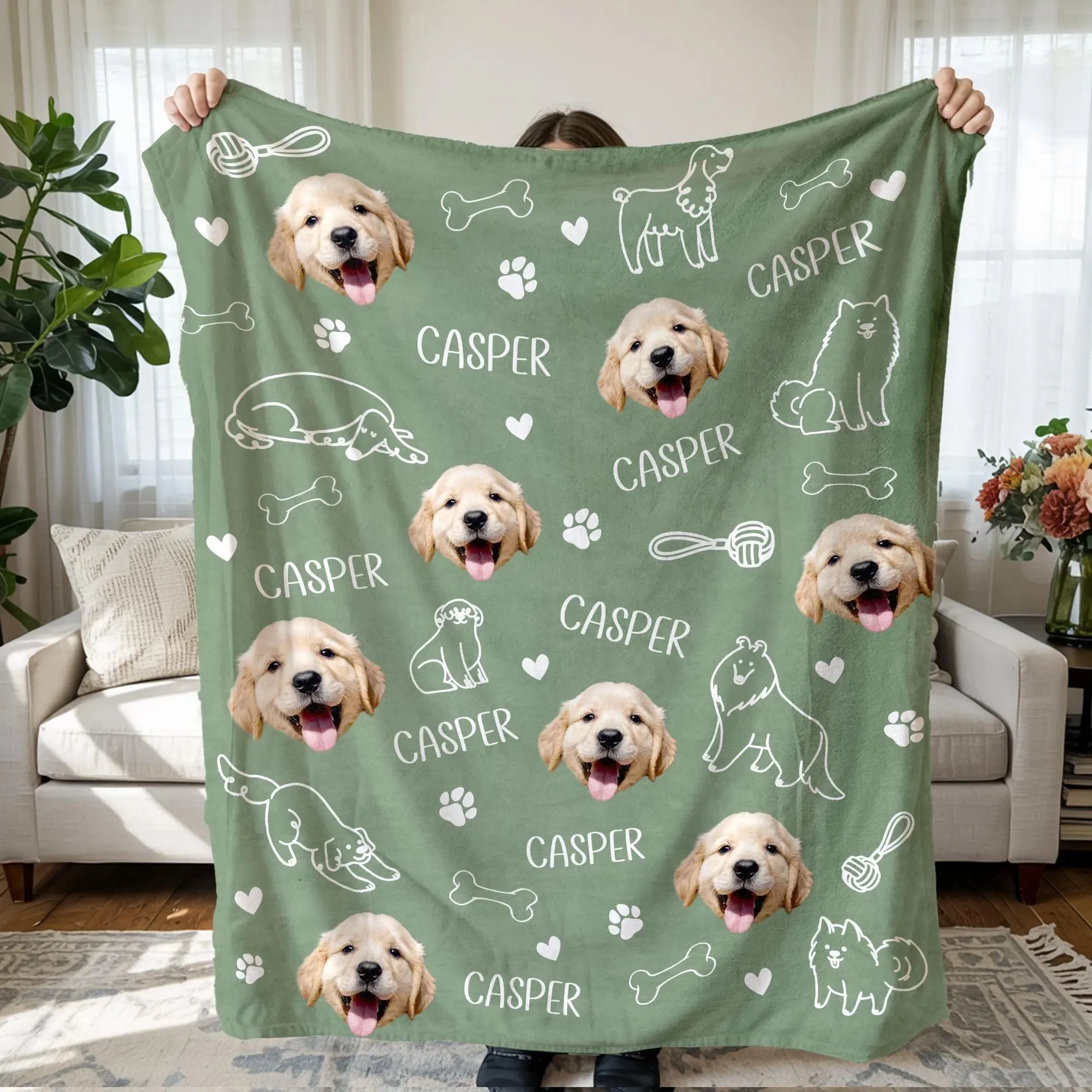 

Персонализированное одеяло для собак, одеяло для собак на заказ, подарок для любителей домашних животных, одеяло на память для щенков, рождественский подарок для любителей домашних животных для нее