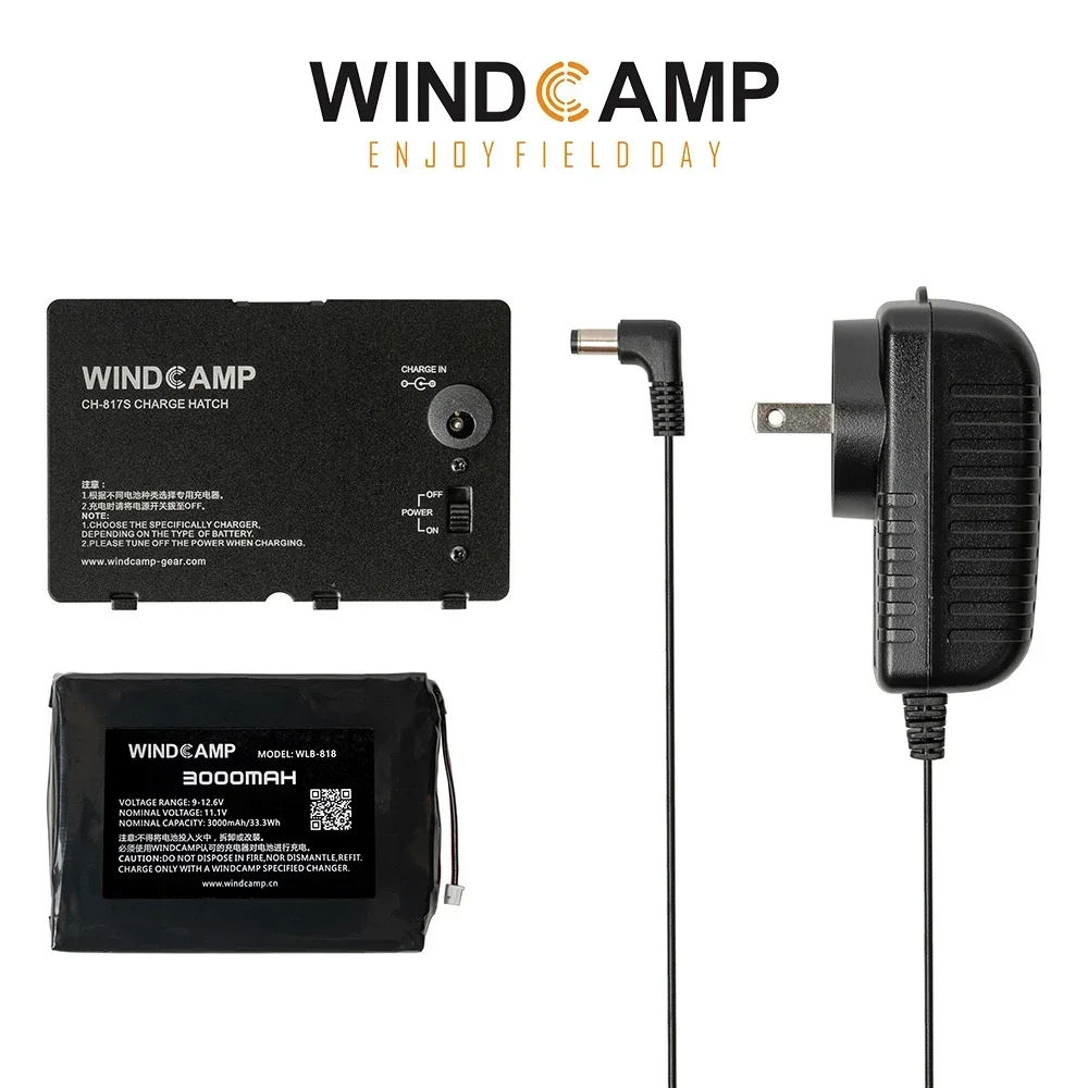 WINDCAMP YAESU FT-818 FT-817 lithium battery pack+charging compartment cover+charger three piece set