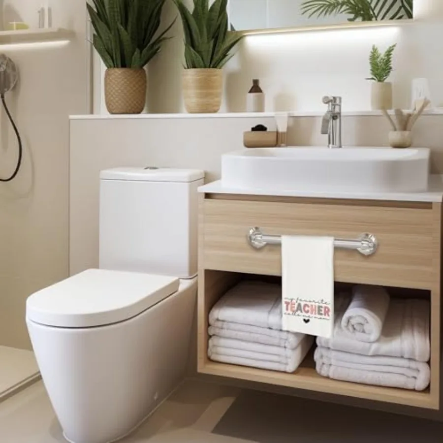 هدايا مضحكة للمعلم، مناشف المطبخ، هدايا تقدير لعيد الأم للمعلم، أطباق، مناشف الشاي لديكور المطبخ، العودة إلى Sc