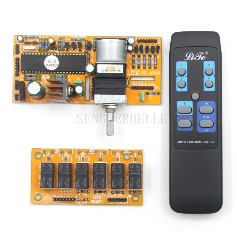 MV06 6-Channel Remote Control Volume Kit ALPS Motor Potentiometer Volume Control