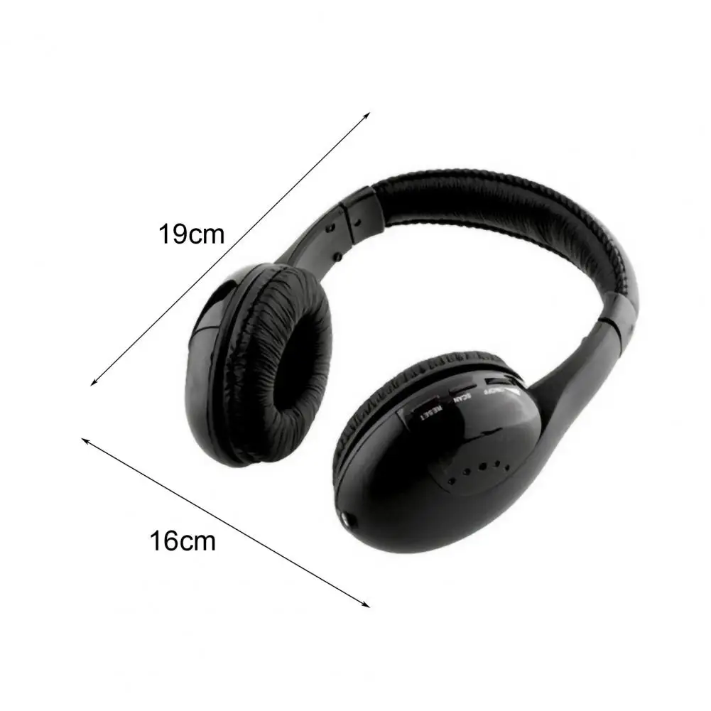 Practical TV Headset  Smart with Microphone Wireless TV Headset  Wireless PC Headphone Transmitter