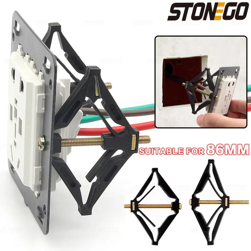 

STONEGO-Herramienta de reparación de caja de interruptores de montaje en pared, 6/10/20 piezas, 86mm de longitud, alta resistenc