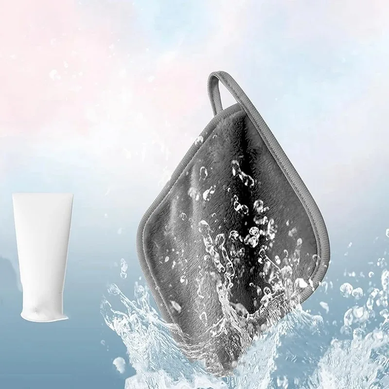 再利用可能なマイクロファイバー製メイク落としクロス - 効果的なメイク落としとディープクレンジングのための環境に優しい洗顔パッド