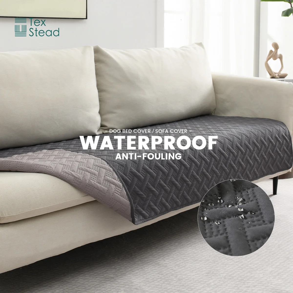 1 PC Double-Sided Dog Blanket Anti-fouling Soft Pet Bed Cover Double-Sided Protective Furniture Sofa Car Suitable for Puppy view 2