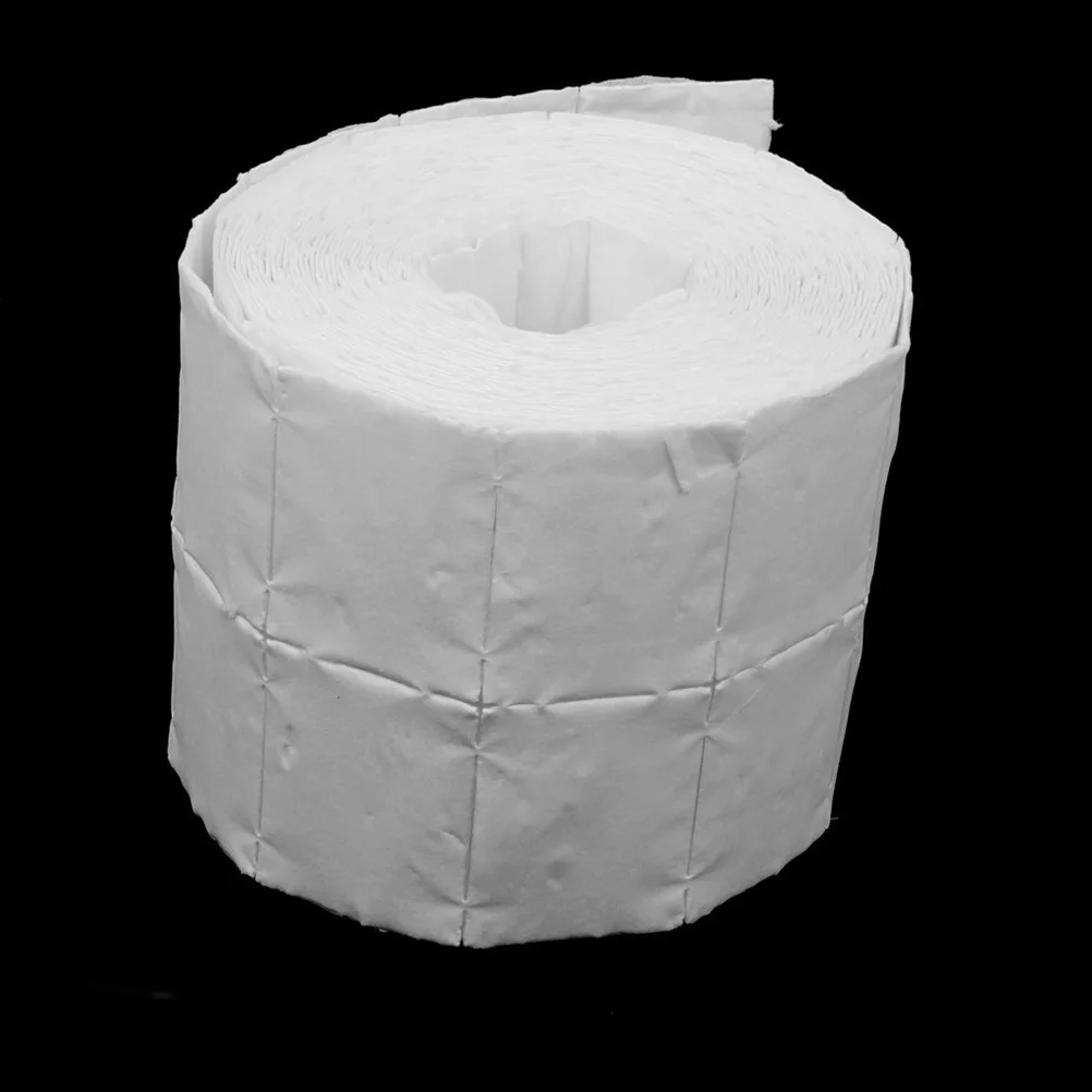500 pezzi 4X5 cm cuscinetti in fibra di cotone bianco per salviette per rimuovere lo smalto strumenti per manicure per la preparazione di nail art morbido tessuto non tessuto
