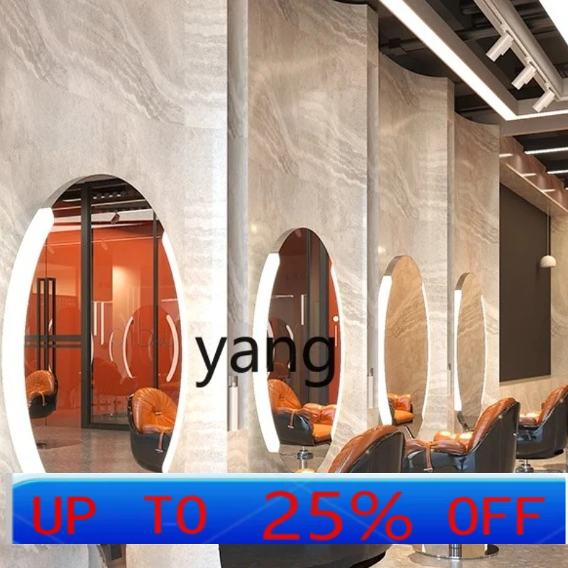

LMM hair salon mirror table stainless steel hair salon special perm and dyeing table
