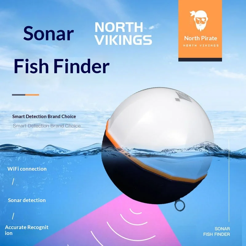 NEW Northern Pirate Sonar Fish Finder with WiFi HD Underwater Camera 0.6m-73m Detecting Range & Accurate Identification Full Set