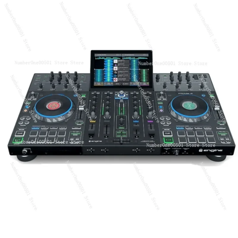 Prime4 digital P4 controller supports dual USB drives built-in sound card and computer support 4-way USB digital DJ disc player