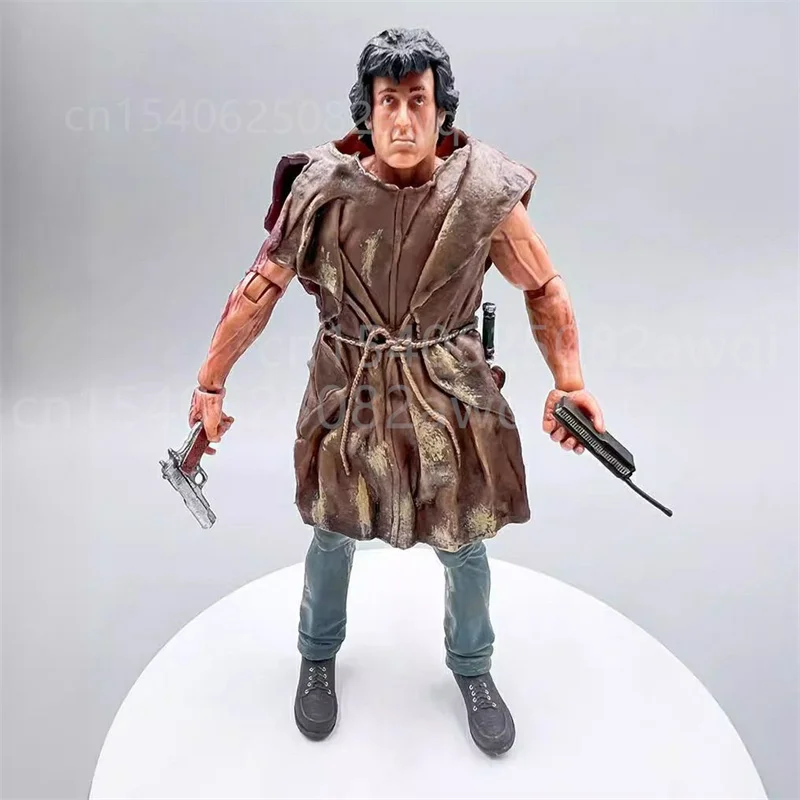 NECA Figur First Blood John J Rambon Drake Ultimate Edition PVC Action Figure Sammlung Modell Spielzeug 17 cm Geburtstag Weihnachten Geschenk – Detail 16