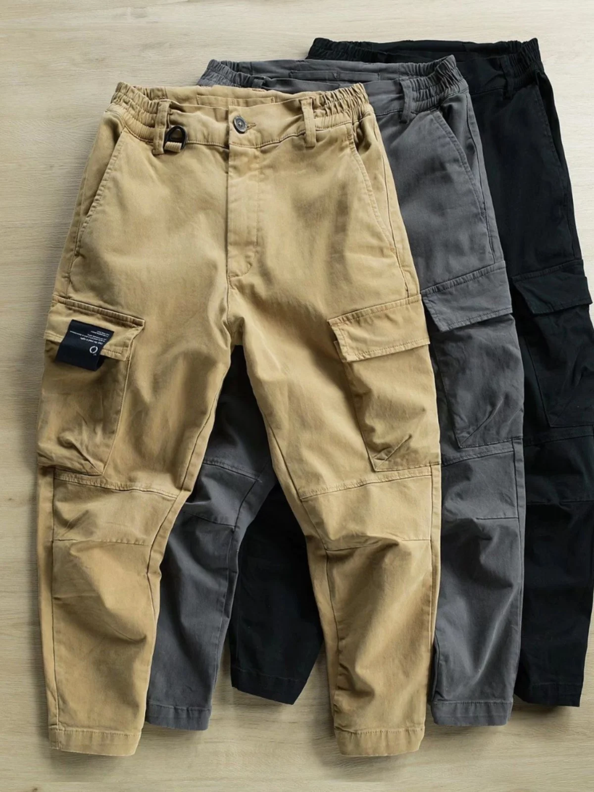 Pantalones de Trabajo Casuales de Algodón para Hombre, Pantalones Holgados de Pierna Recta, Ropa de Trabajo de Otoño, Jeans d...