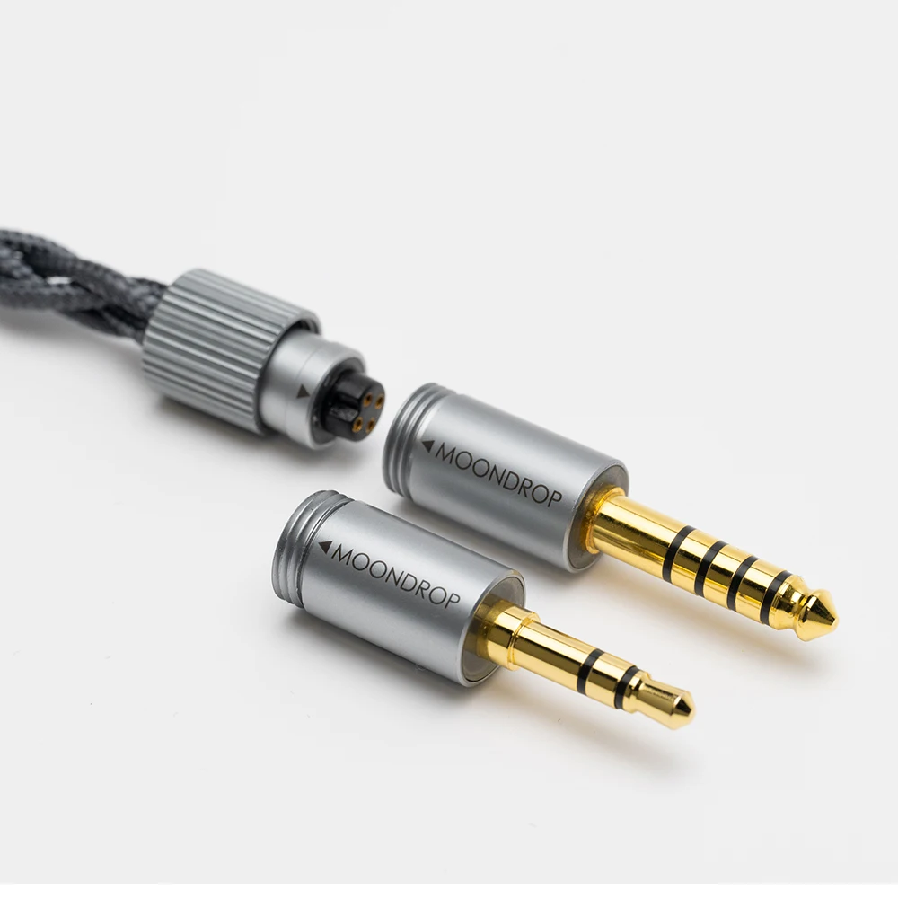 Moondrop Harmon In-Ear Earphone Three Dynamic Drivers HIFI IEMs XMT 3DD Monitor Earbuds With replaceable 4.4mm balanced plugs