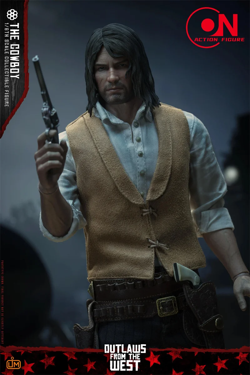 2025 Q4 LIMTOYS LIM011 1/6 Il Cowboy John Doppia Testa Figura Modello 12 ''Maschio Soldato Action Figure Doll Set Completo Giocattolo