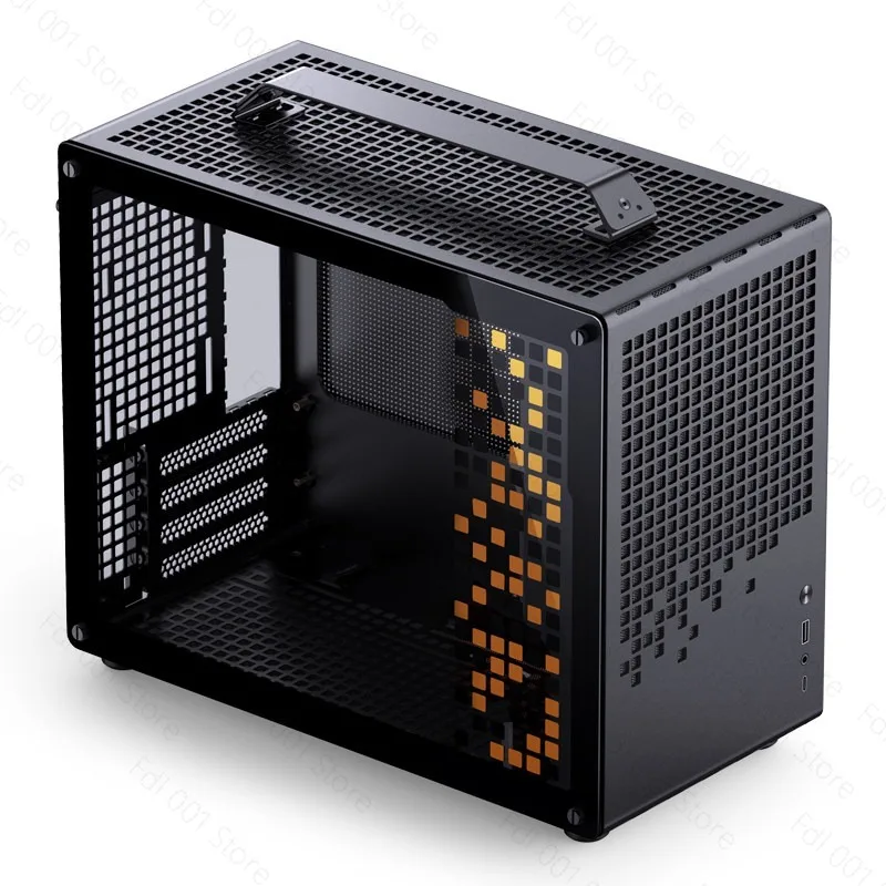 Z20 Desktop PC Case Removable Handle MATX 240 Water Cooling Tempered Glass Side Panel Simple Computer Chassis