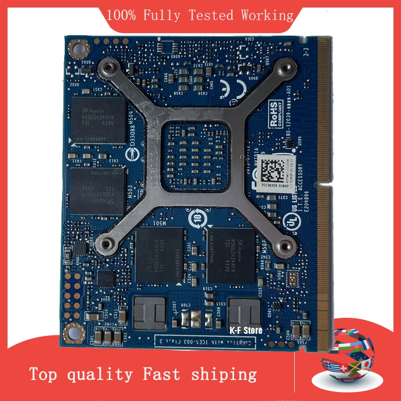 Placa de Vídeo Quadro K1100 K1100M N15P-Q1-A2 GDDR5 2GB