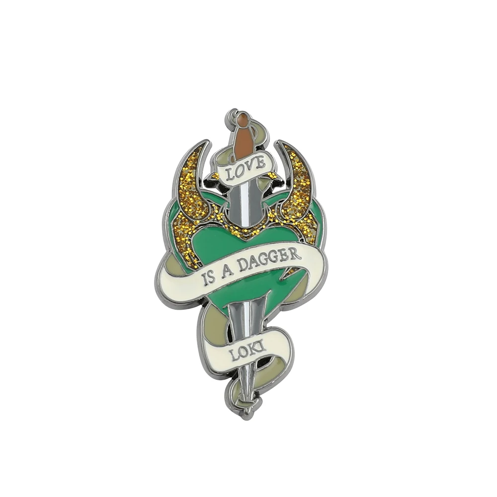 Loki Lapel Pin Women Men's Brooch Cartoon Backpack Badge for Hoodies Jeans Tops Hat Collar Pins