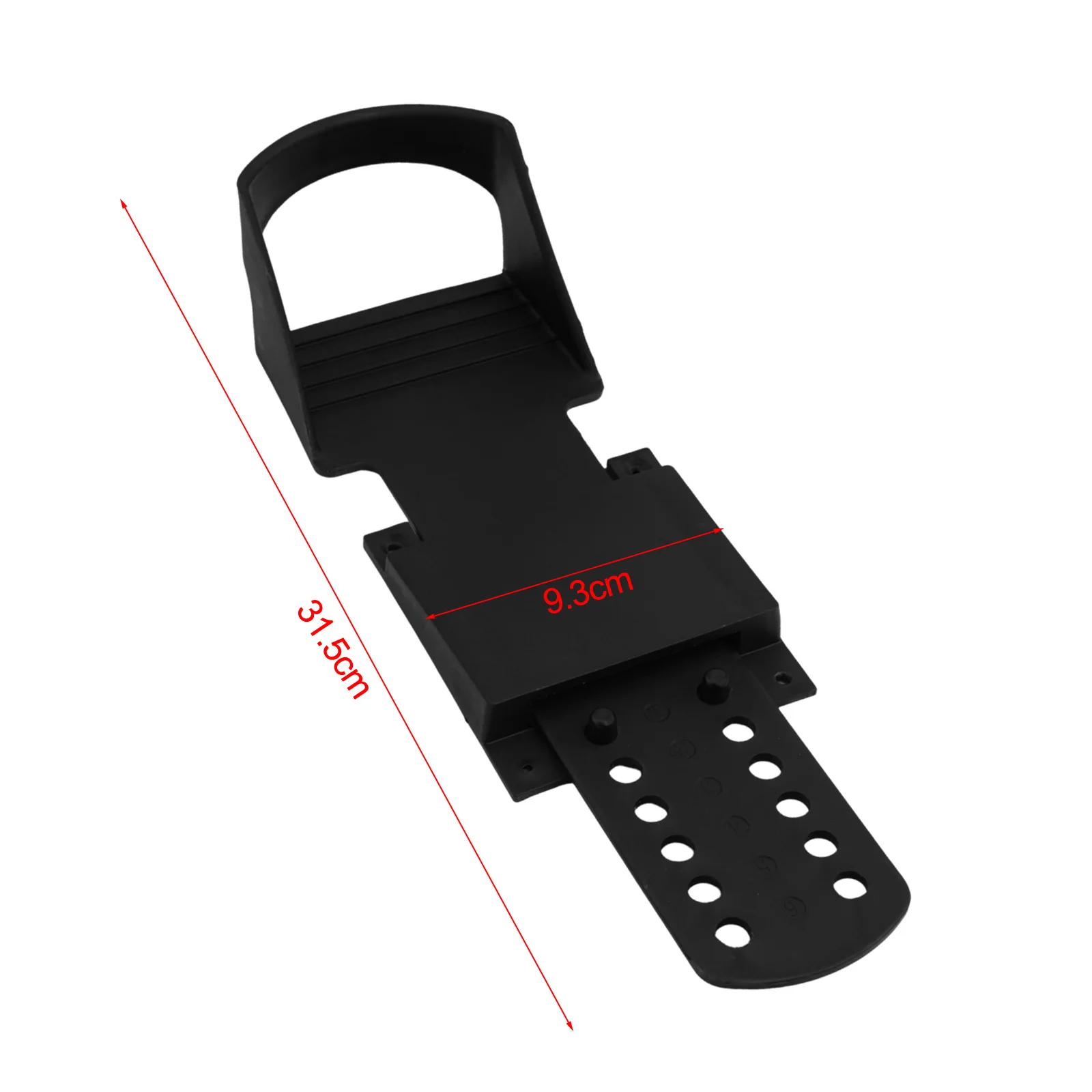 

Оборудование для фитнеса, педаль гребного тренажера, 1 пара, 30, 10, 5 см, регулируемое черное оборудование для фитнеса, легкий вес для фитнеса