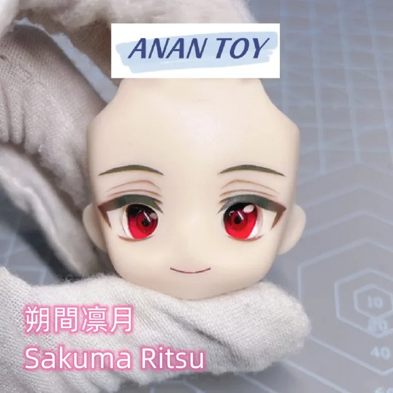 ES Ob11 Sakuma Ritsu Face Ensemble Stars Open Eyes with Eyes Handmade Faceplate Game Doll Accessories Birthday Gifts for Fans