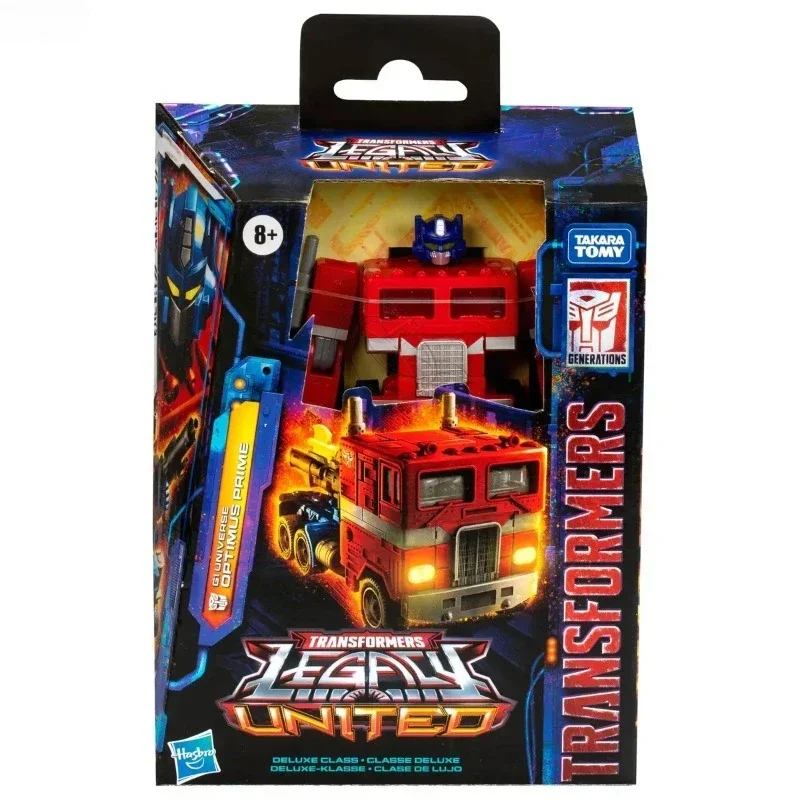 Em estoque takara tomy transformadores legado unido g1 optimus prime modelo robô coleção figuras de ação brinquedos presentes hobby