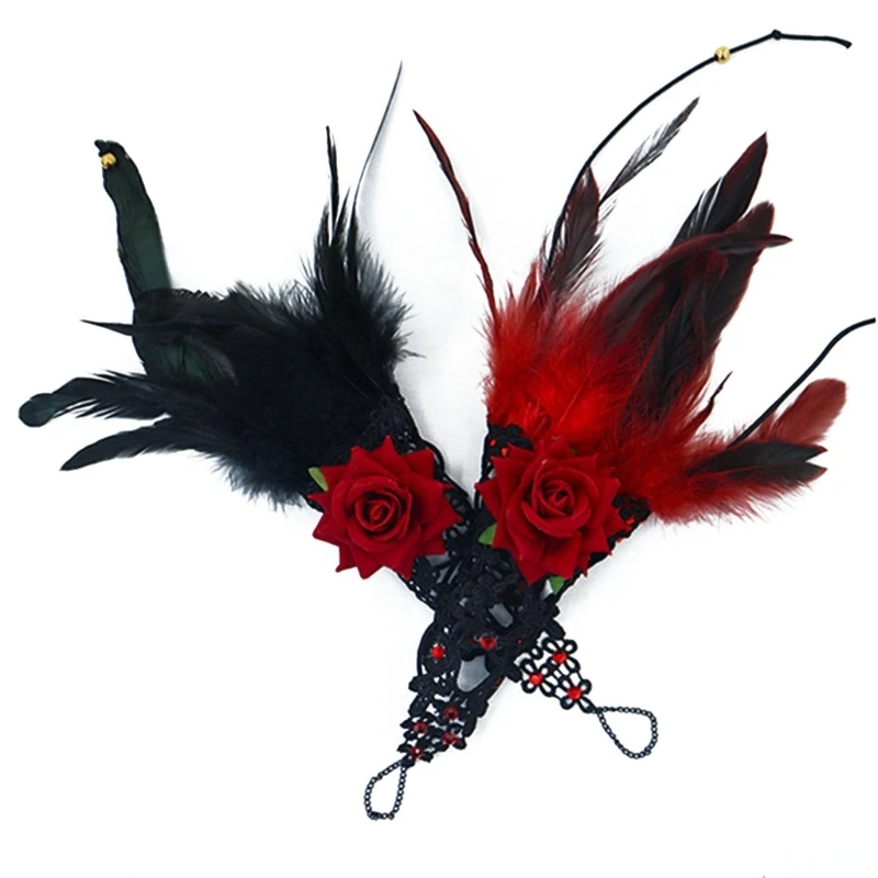 Halloween Witch Gloves Lace Rhinestones Mittens Women\'s Witch Elbow Long Gloves