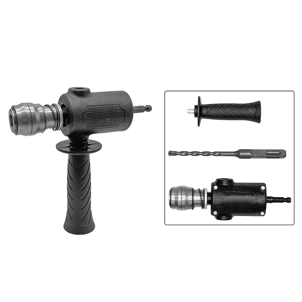 

1set Electric Drill To Hammer Adapter Hand Electric Drill To Hammer Conversion Head Metal Power Tools Accessories