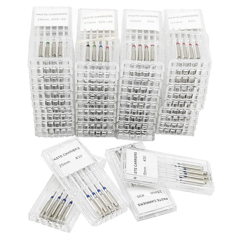 Obrázek 7: 50box AG 21/25mm zubní lentulo pasta dopravci endodontic reamers vrtačka brousky endo souborů zubař materiálů měřici zařízení