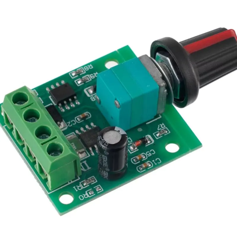 DC Motor Speed Controller 1.8v 3v 5v 6v 7.2v 12v 2A 30W Low Voltage DC Motor Speed Controller PWM 1803BK 1803B Adjustable Driver