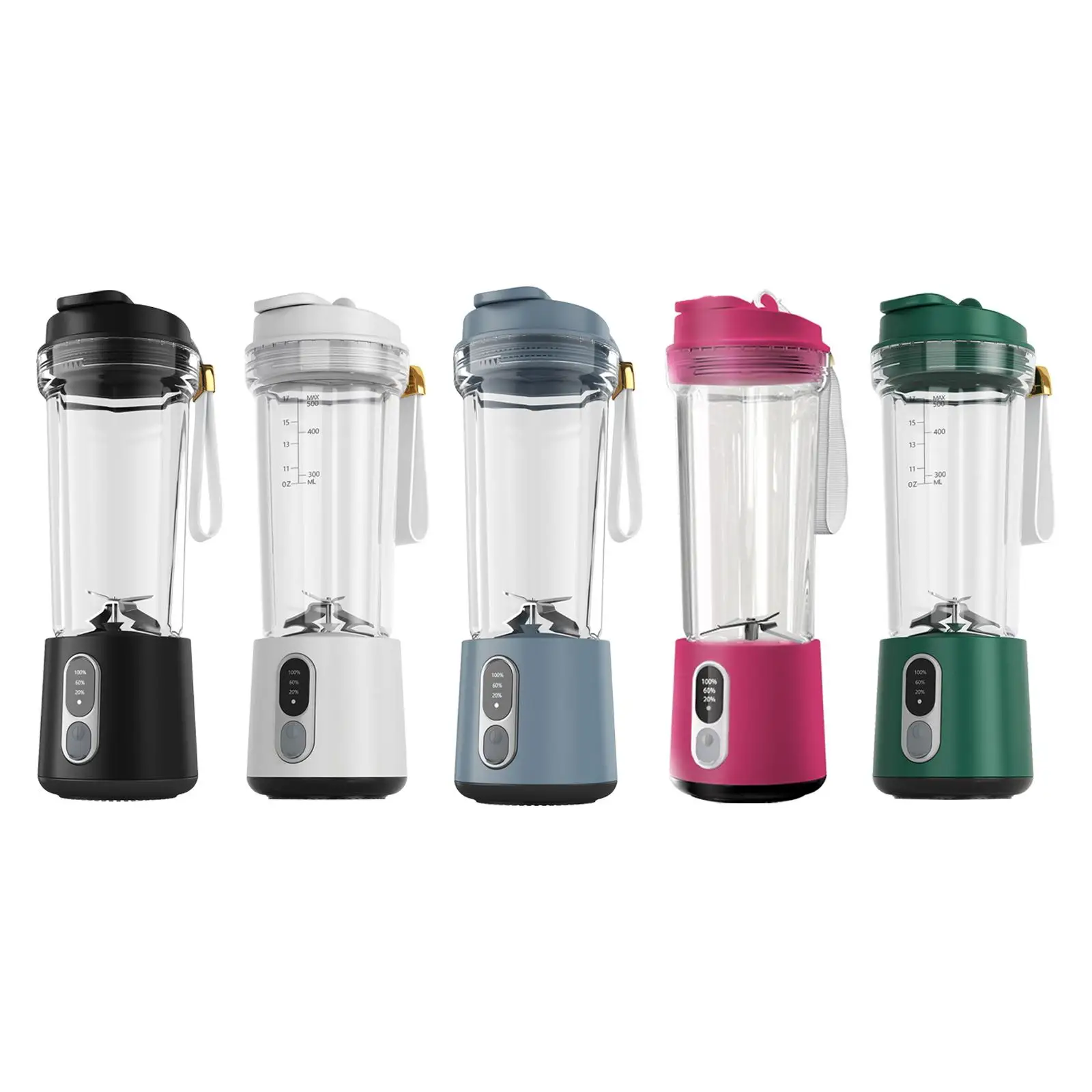 Portable Blender Milkshakes Fruit Mini Hand Blender for Sports Home Travel
