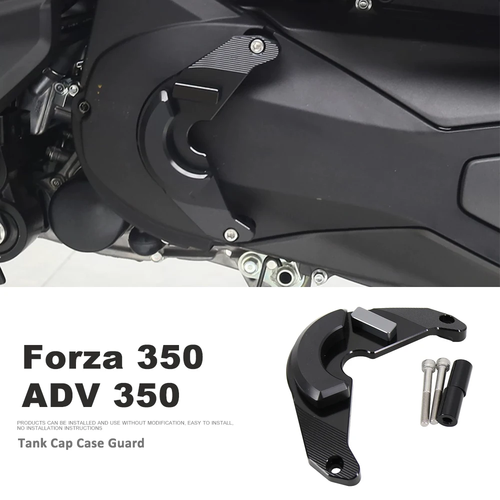 

ADV350 ADV 350 2021-2025 CNC Aluminum For HONDA FORZA Forza 350 Forza350 2024 Motorcycle Protection Cover Tank Cap Case Guard