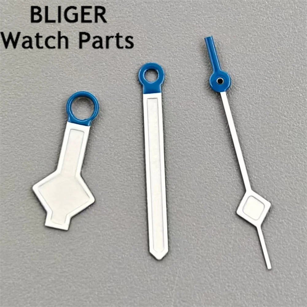 BLIGER Watch Hands Silver White Black Gold Rose Gold Hands Green Luminous Fit NH35 NH36 NH38 NH39 ETA2824 PT5000 Movement