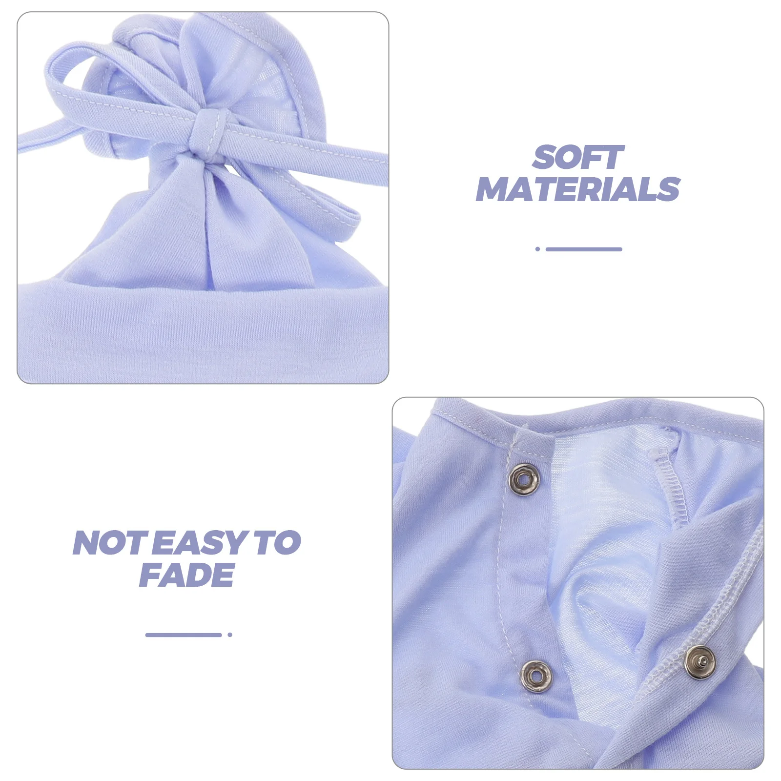 1 Set 10 Zoll Baby Kleidung Gemütliche Winter Strampler Hut Outfit für Pretend Play Mode Kleiderschrank Zubehör Weihnachten Spielzeit