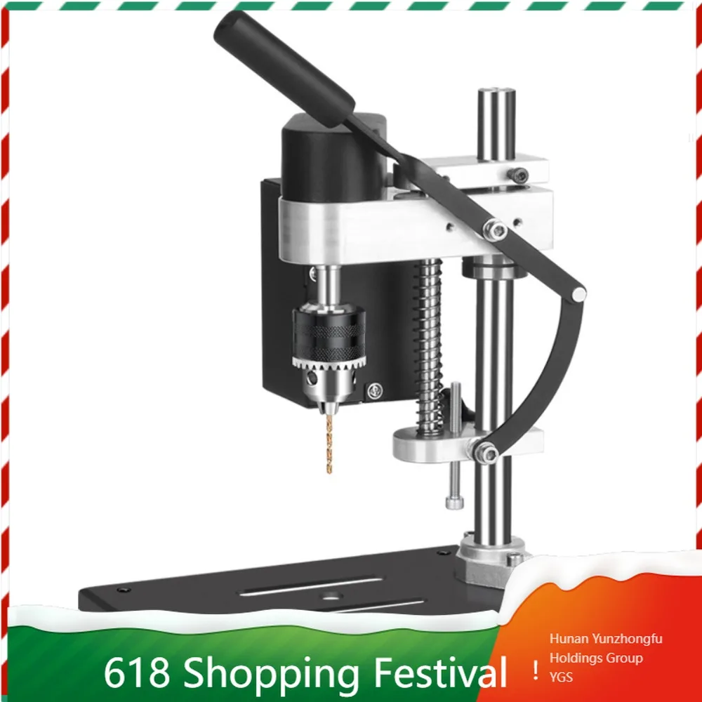 Compact Mini DC Variable Speed Bench Drill Precision Desktop Drilling Machine For Small Workpiece Drilling