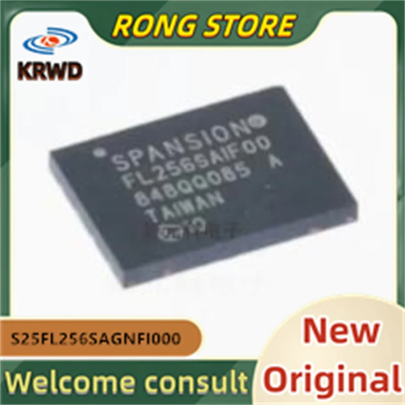 5pcs FL256SAIF00 S25FL256SAGNFI000  WSON-8   New and Original