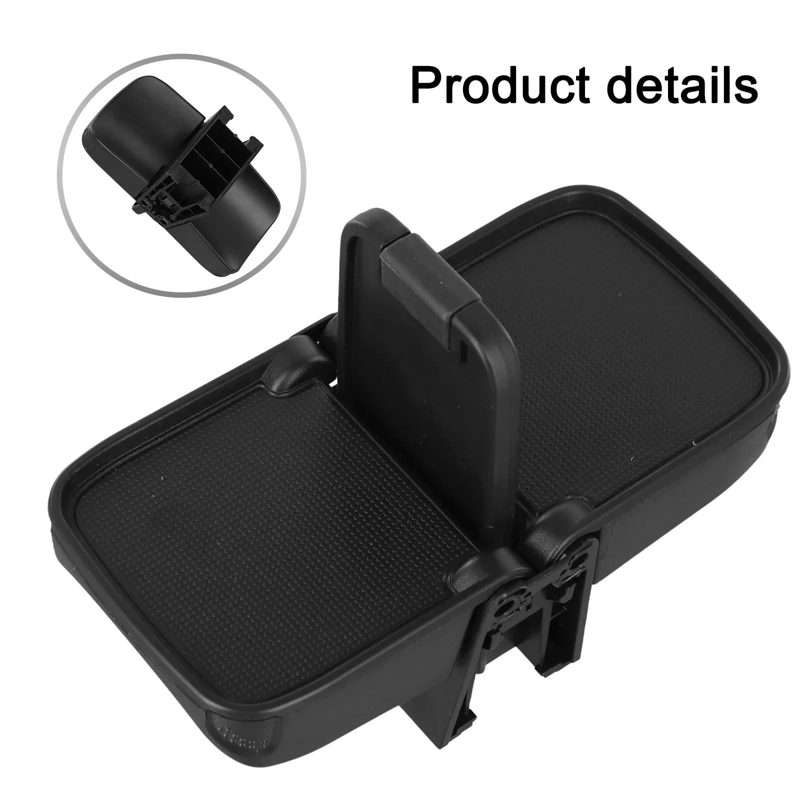 

As Shown Cup Holder Insert Practical Plastic Material Easy Installation OE Part Number 77230-T7W-A02ZA 1 Piece Included