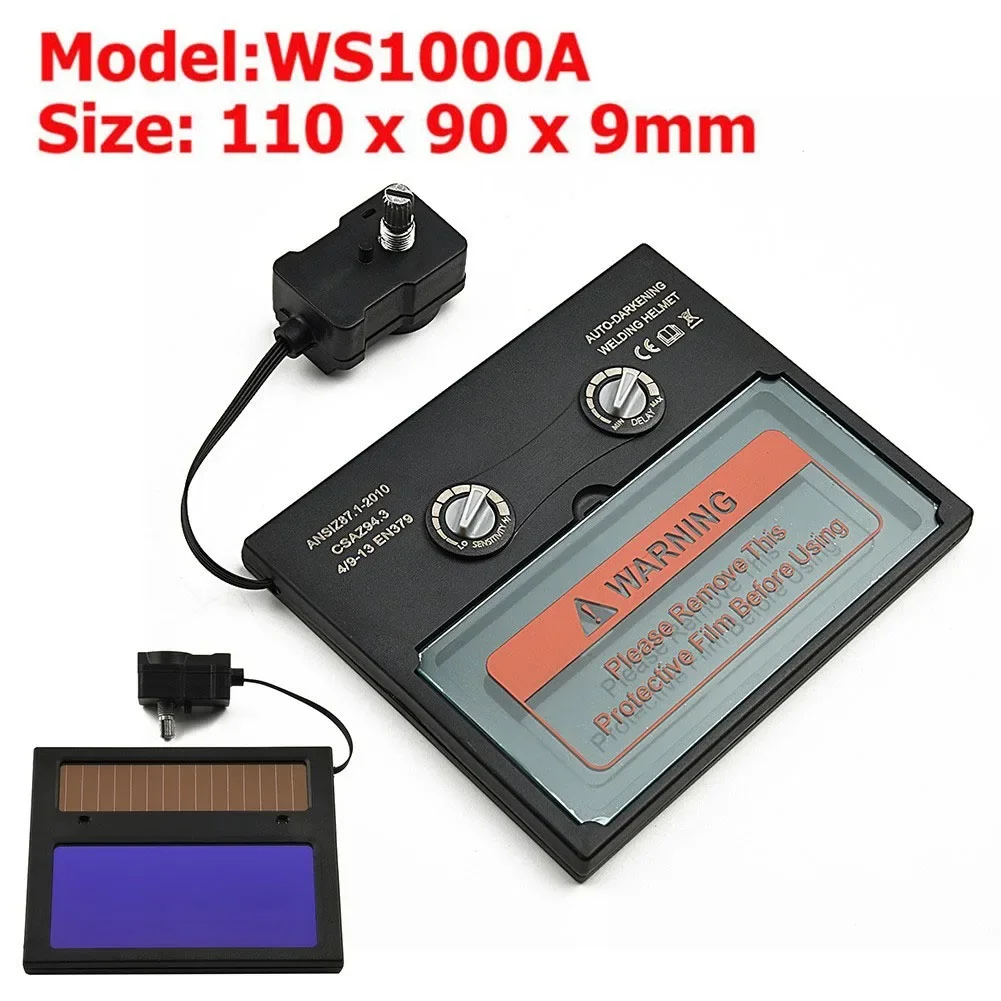 

Маска с автоматическим затемнением на солнечной батарее, Сменный фильтр для сварочного аппарата, шлем для полировки, линза для сварки